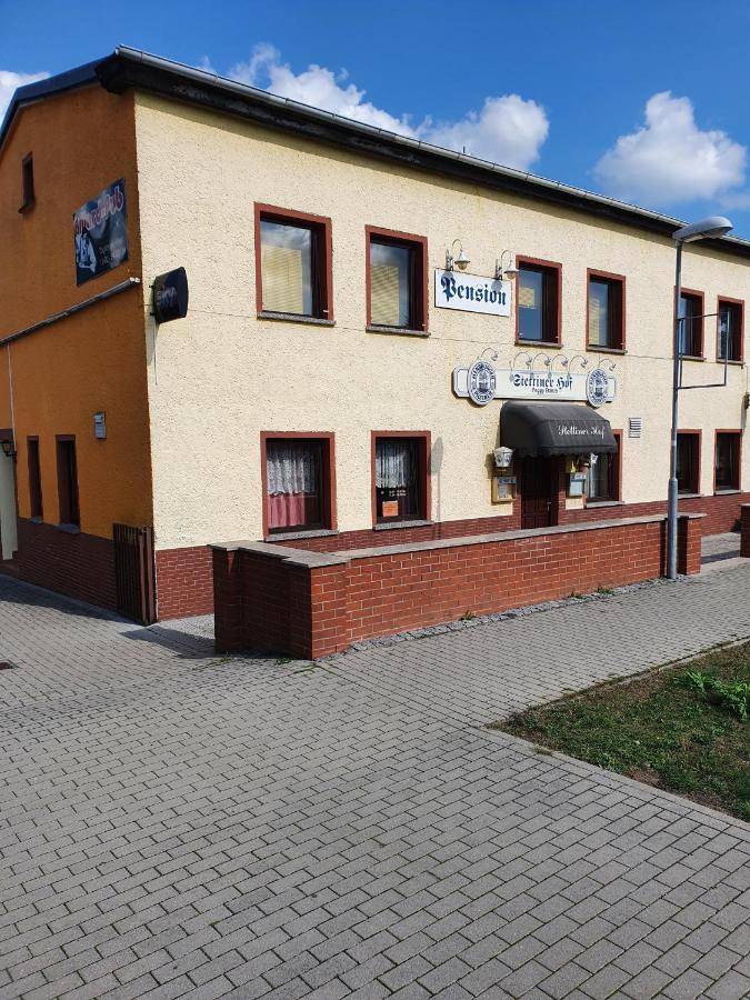 Pension Stettiner Hof Eggesin Eksteriør billede